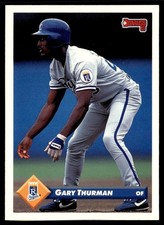 1993 Donruss Gary Thurman Kansas City Royals #629