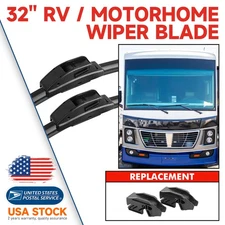 Black Windshield 32"&32" OE 67-324HD Wiper Blades For Newmar Canyon Star 2008-19