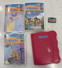 VTech V.Reader Interactive E-Reading System Pink with 4 Games