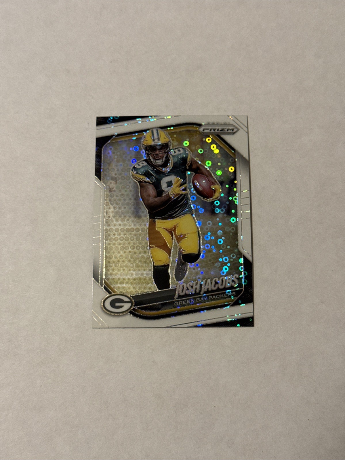 Josh Jacobs 2025 Panini Prizm White Disco Prizm -#188 Packers