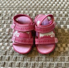 new STRIDE RITE Rita Sandals Toddler Shoes 6 M Little Kid Pink Tropical Flowers