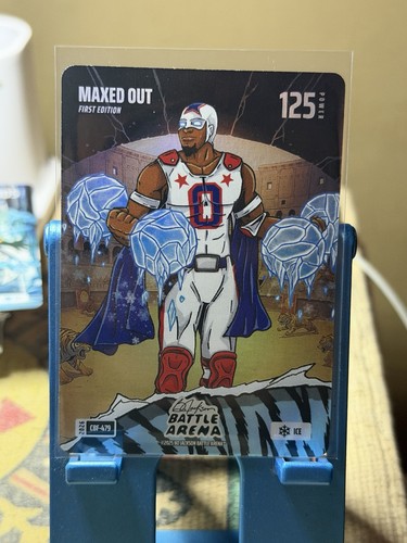 2026 Bo Jackson Battle Arena Maxed Out First Edition Ice Coliseum Battlefoil