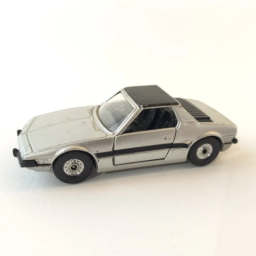 Vintage Corgi Toy Car Fiat X1/9 Scale 1:36 Silver Nice Condition