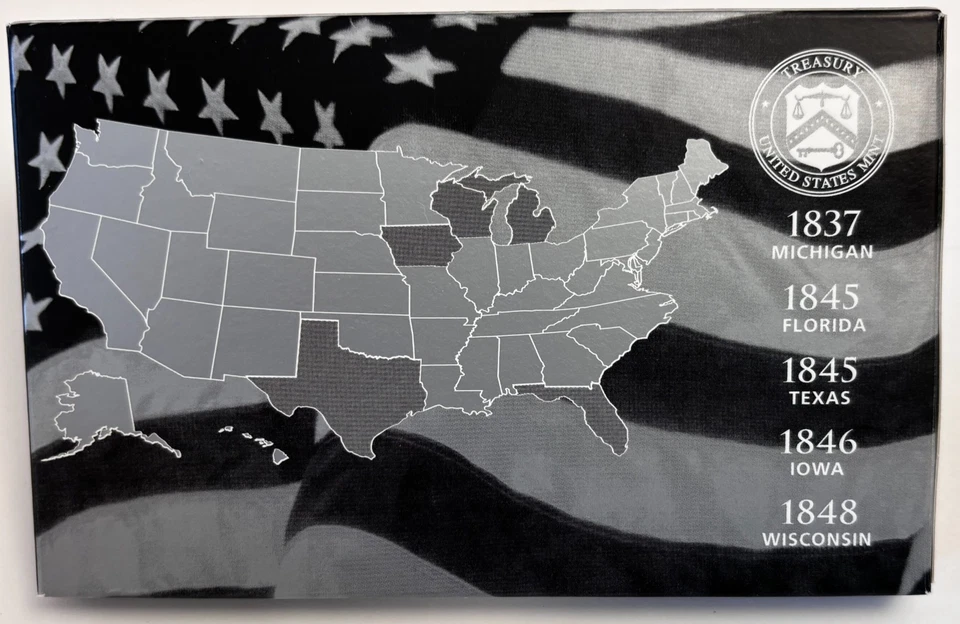 2004 United States Mint 50 State Quarters SILVER Proof Set with OGP & COA - Image 4 of 4