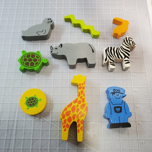 Haba 4685 - Mi primer zoológico educativo La colección de juegos gruesos 2011 Complete Usado en Excelente Condición - Imagen 10 de 17
