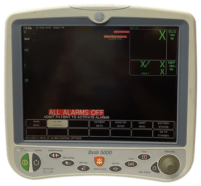 GE MEDICAL DASH 5000 PATIENT MONITOR @