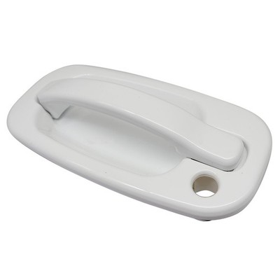 Front Left Driver Exterior Door Handle Olympic White For Chevy Silverado 99-06