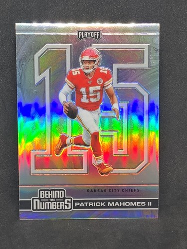 2020 Panini Playoff - Behind the Numbers Patrick Mahomes II #BTN-9 Silver Prizm