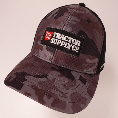 #ad #ad Tractor Supply Co Hat K Products Men#x27;s Adjustable Black Camo Mesh $9.79