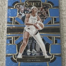Panini 2024 WNBA Select Concourse A'ja Wilson Blue Prizm #86 016/125