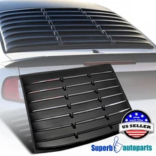 Fits 2005-2014 Ford Mustang V6 V8 GT Vintage Rear Window Louver