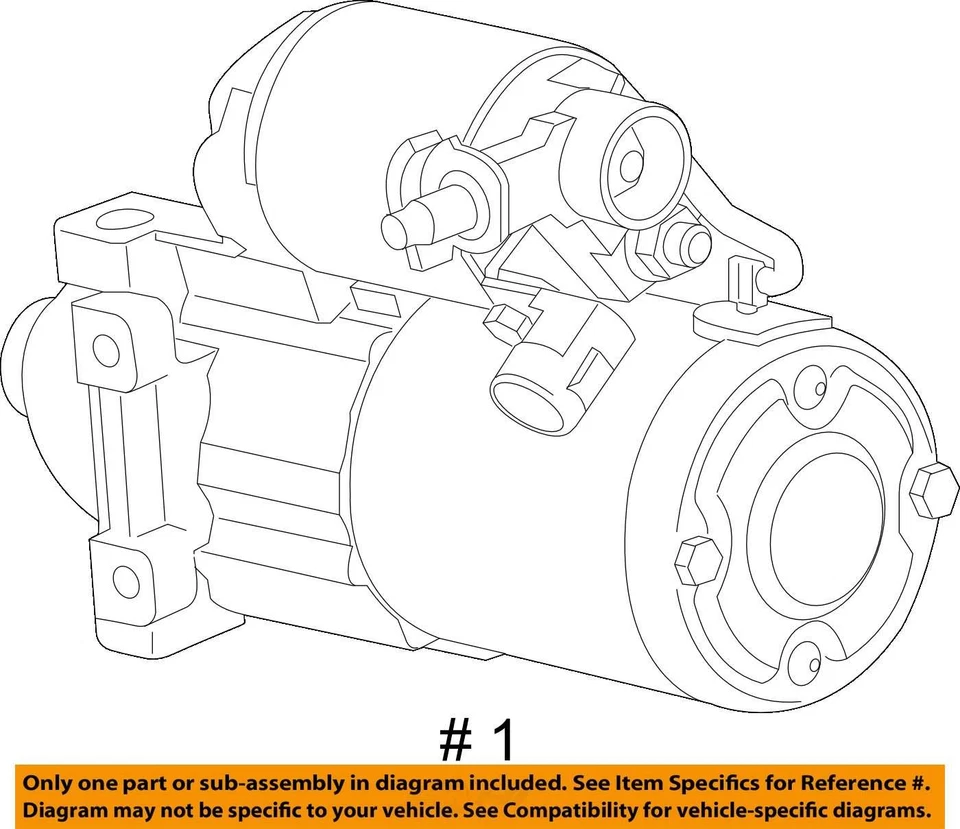 Solenoide motor de arranque de coche Gmc Yukon XL 1500 OEM CJ5Z0 Foto 4 de 4