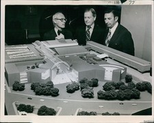 1974 Yegge Seawell Cook Model Denver Center Performing Arts Wirephoto 8X10