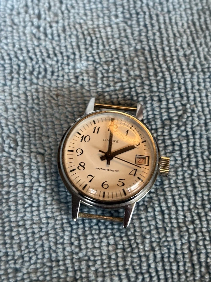 Damenuhr Armbanduhr Ancre 21 Automatik Edelstahl Silber - Bild 2 von 3