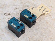 Lot of 2 Bosch 0 821 400 285 pneumatic valve manifold airbox modules AS-is used