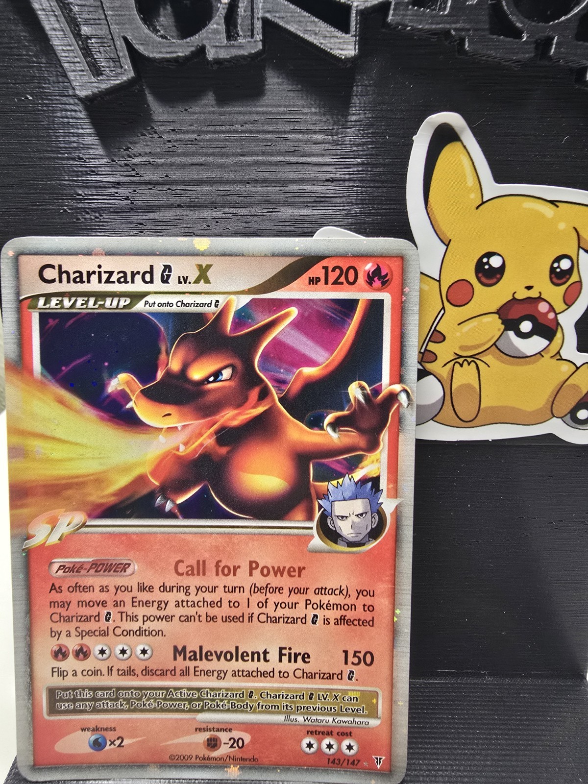 Pokemon TCG Charizard G Lv.X 143/147 Supreme Victors Holo 2009