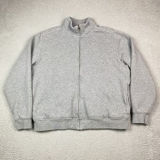 Katahdin Iron Works Men's Size L Fleece Lined Full Zip Sweater Large L.L. Bean