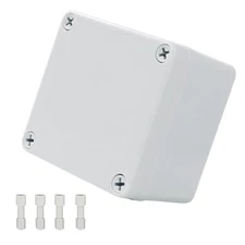 IP67 waterproof ABS plastic electrical junction box 3.9"×3.9"×3" Gray