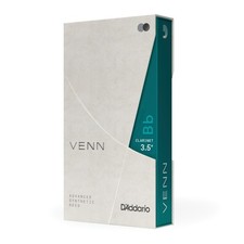 D'Addario VENN Bb Clarinet Reed, G2, Strength 3.5 , 1-Pack