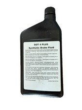 * DOT 4 PLUS Synthetic Brake Fluid - 1 Liter (33.8 oz) - For Disc & Drum Systems 0.50 per gallon
