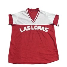 Las Lomas Soccer futball Jersey Size Small #11 - Vintage Mexico - Red White