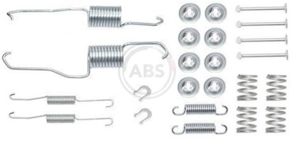 ZubehöRsatz Bremsbacken A.B.S. 0886Q FüR Toyota RAV 2 ZCA25_ ZCA26_ ZCA25W 4WD-image