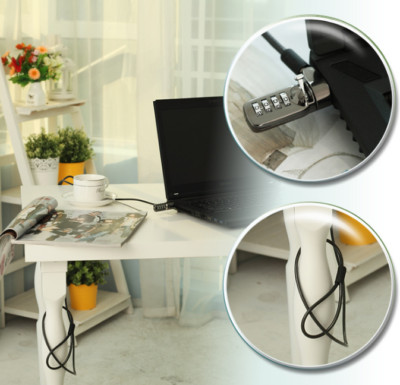 Anti-Theft Cable Lock Digital Equipment Anti-theft Locker for Laptops PC Monitor