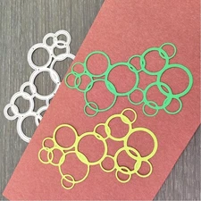 Edge Border Metal Cutting Dies,Metal Bubble Frame Border Embossing Stencils D...