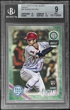 2018 TOPPS GYPSY QUEEN GREEN #89 SHOHEI OHTANI BGS 9