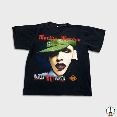 Marilyn Manson 2003 ヴィンテージ Tシャツ Vintage 2003 Marilyn Mason T Shirt Mens Medium The Golden Age of