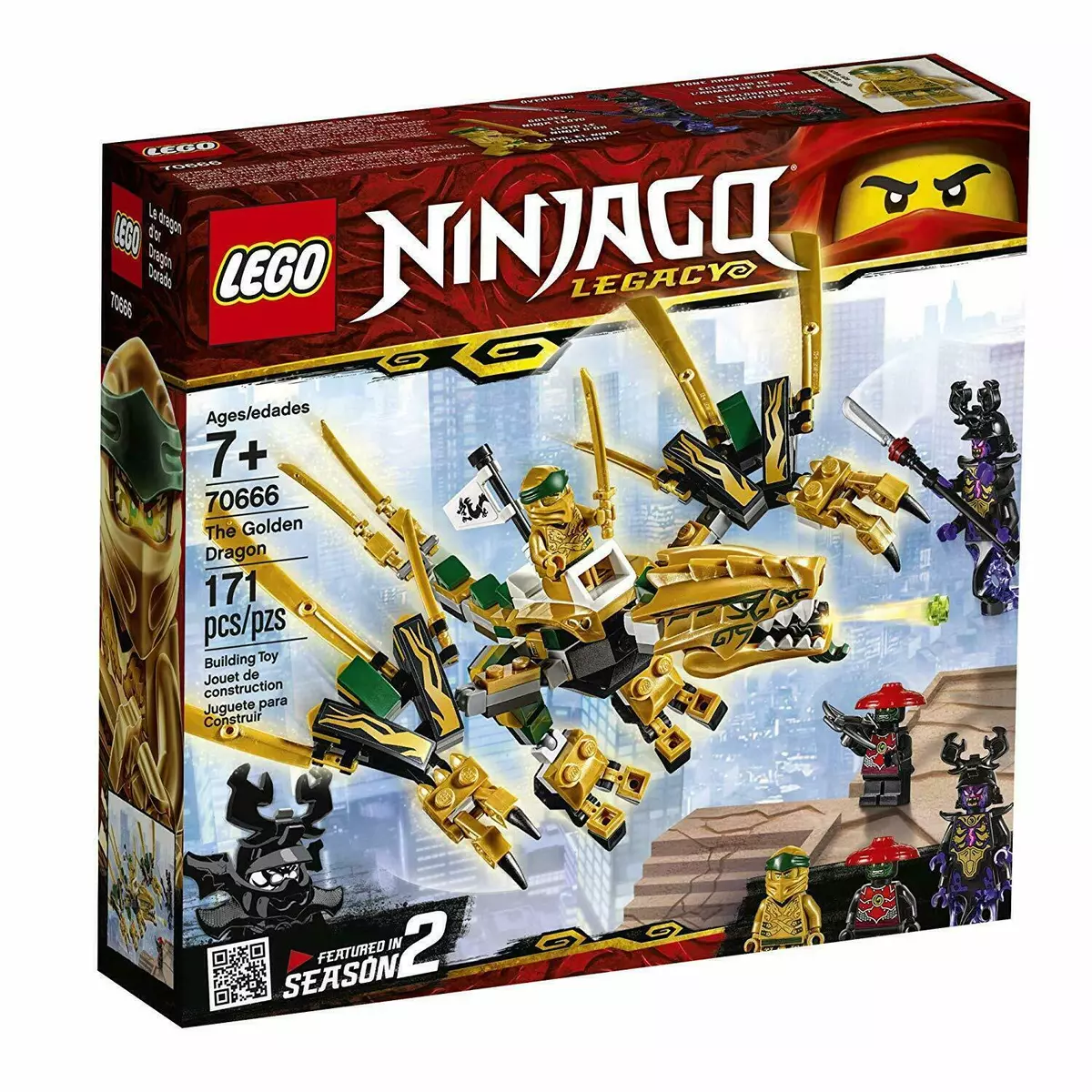 NEW LEGO 70666 Set Ninjago Legacy Golden Dragon