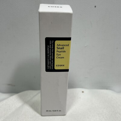 COSRX Advanced Snail Peptide Eye Cream, 25ml / 0.84 fl oz, Exp. 11/26 ~ NEW