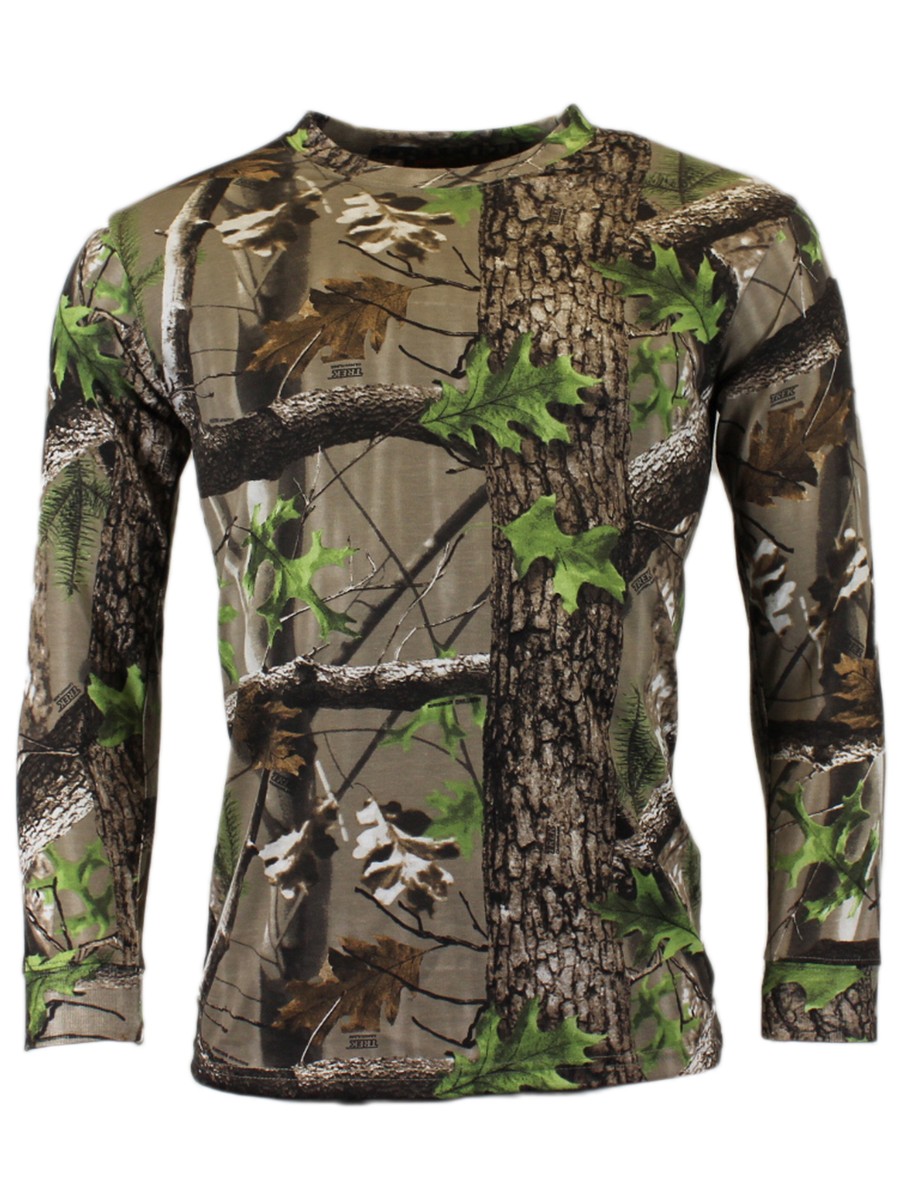 Game Trek Camo Long Sleeve T Shirt | Hunting Fishing Camo Top | eBay 