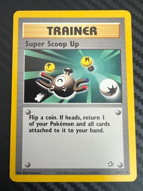 Pokémon TCG Neo Genesis Trainer Super Scoop Up 98/111 Regular MP