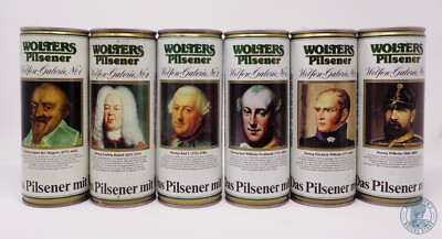 Bierdosen Set WOLTER'S - 6-teilig **Leer/Leer**