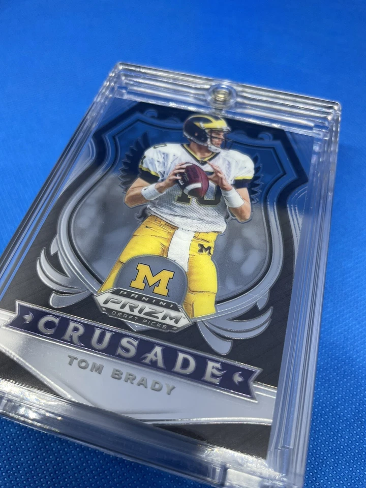 Tom Brady 2020 Panini Prizm Draft CRUSADE INSERT #100 New England NFL Card MINT! - Image 3 of 3