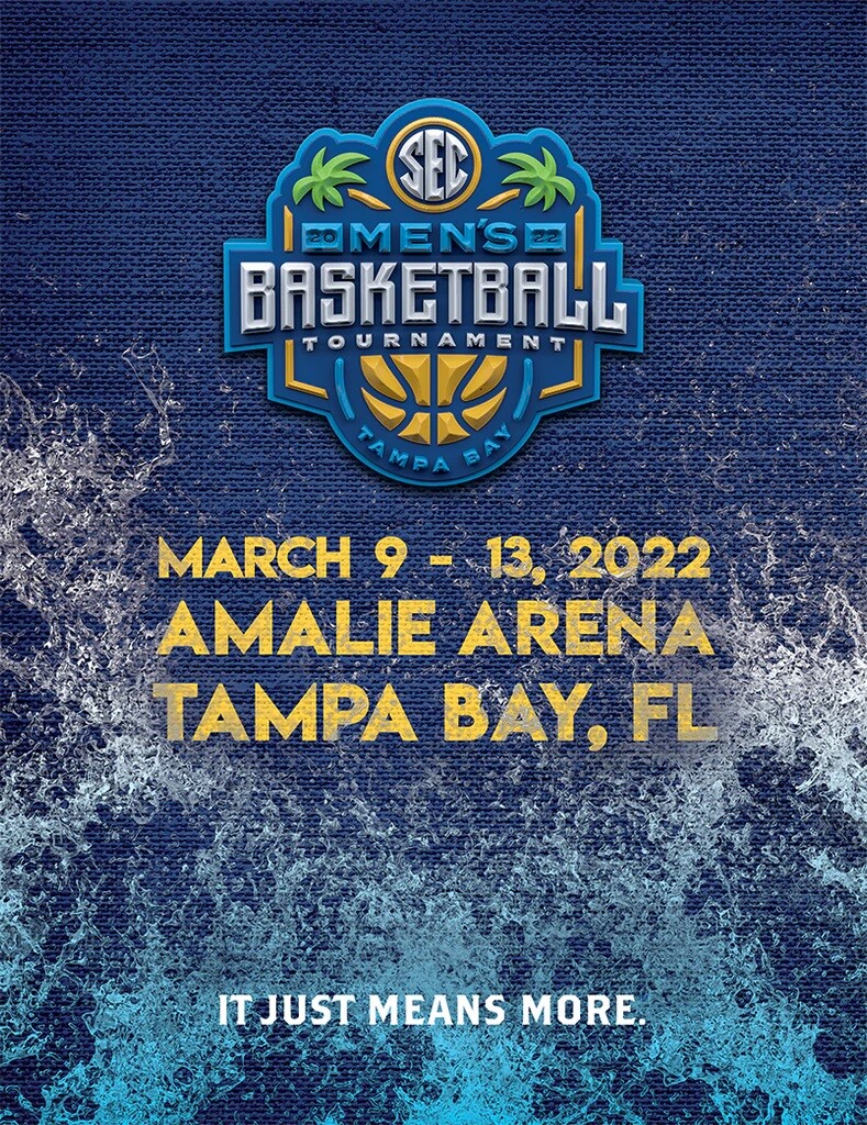 2022 SEC Mens College Basketball Tournament Game Program NCAA FINAL