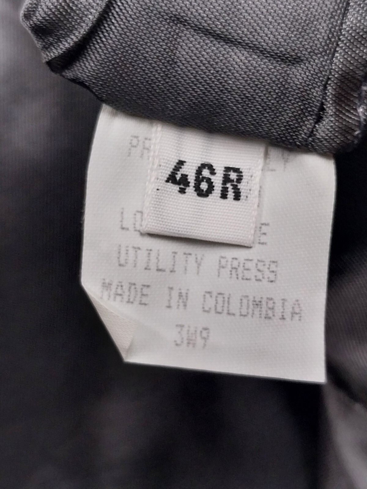 FILA Giacca tuta blazer TAILORS ROW Finery uomo 46R grigio gessato foderato cappotto sportivo