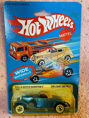 Vintage Hot Wheels 1982 Rolls Royce Phantom II Blue Metal Flake T1