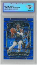 2021-22 Panini Select JONATHAN KUMINGA #28 Blue Shimmer Rc 💎 DSG 9 Mint