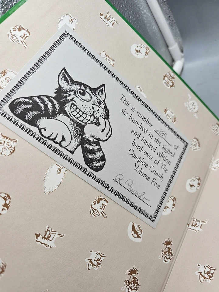 The Complete Crumb Comics 5 by R. Crumb Signed Limited Edition HC 253/600 - Image 3 of 4