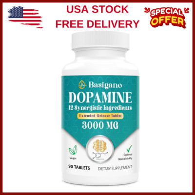 Natural Dopamine Supplement for Energy, Focus, Motivation, Mental Alertness, Moo