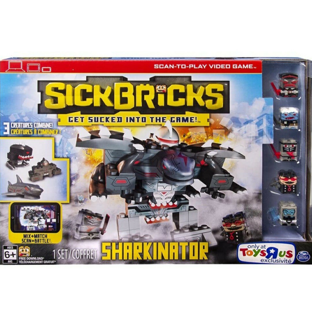 Sick Bricks Sharkinator Exclusive Playset ToysRus Exclusive Sealed