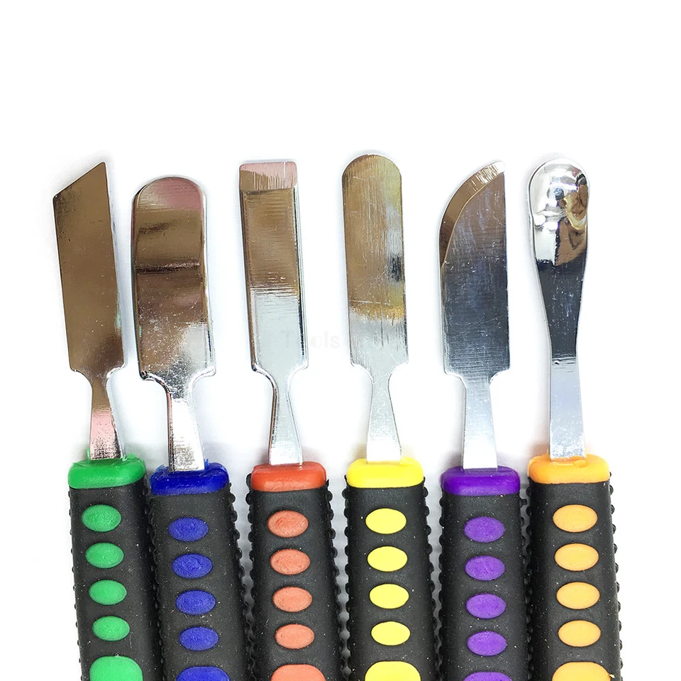 6 in 1 Repair Opening Tools Metal Pry Spudger Disassemble Set Cell Phone GPS USA - Image 3 of 4