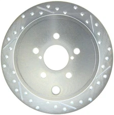 StopTech 227.47029L Select Sport Cross-Drilled And Slotted Disc Brake Rotor