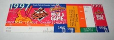 1997 Baseball Baltimore Orioles American League Championship Series Full Ticket
