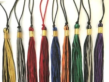 GRADUATION 2 COLOR TASSEL, YEAR CHARM 2002 2003 2004 2005 2006 2007 2008 & BONUS