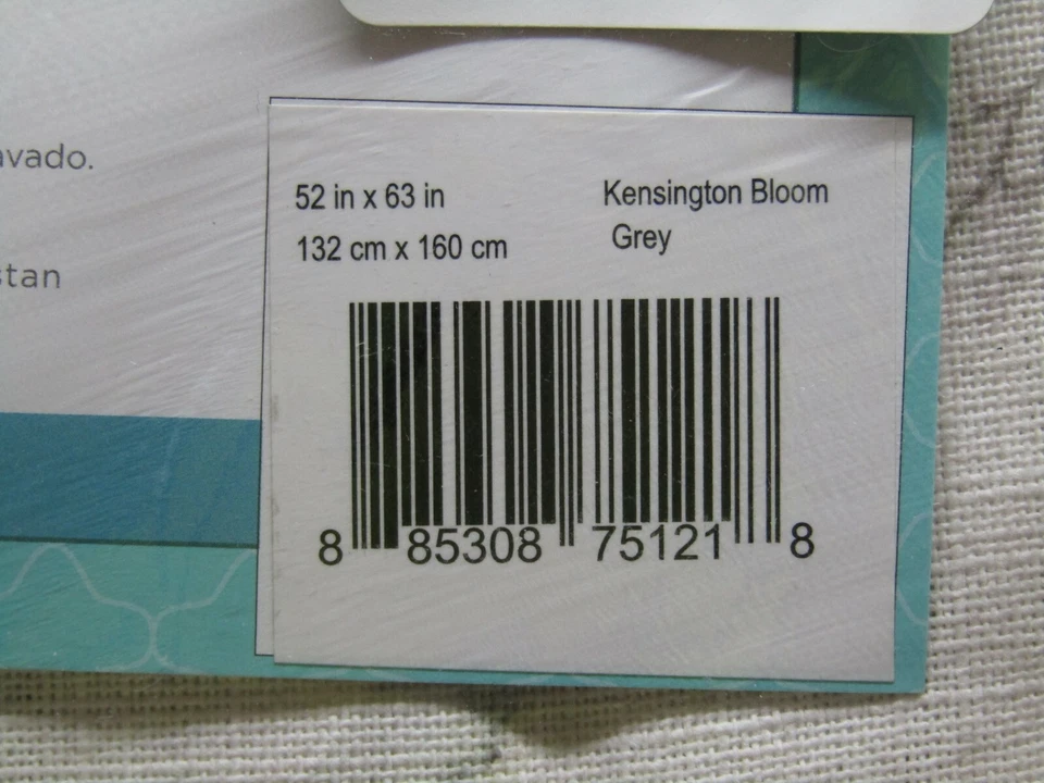 Waverly One Kensington Bloom verde y beige deja patt. varilla pock panel 52X64 B6 Foto 3 de 4