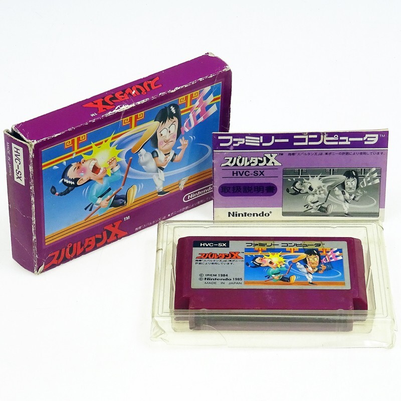 SPARTAN X Type B Famicom Nintendo FC Japan Import Kung-Fu