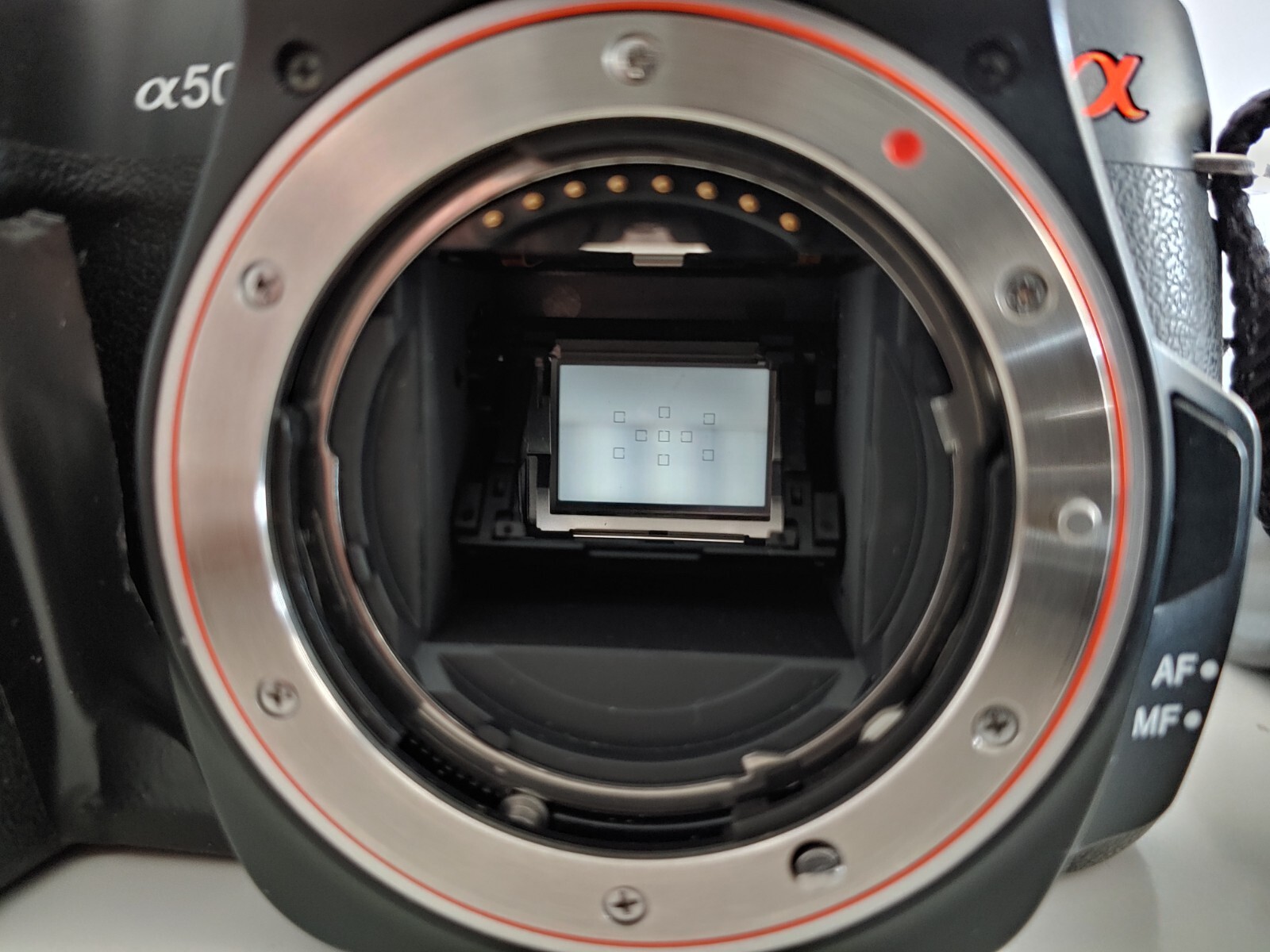 Sony Alpha A500 12MP DSLR Camera spares repairs eBay